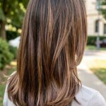 Balayage Styles For Straight Hair Subtle Chocolate Brown Balayage