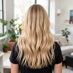 Clip In Hair Extensions In Short Hair Before And After Light Blonde Waves