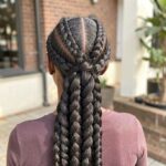 Deep Zig Zag Feed In Braids