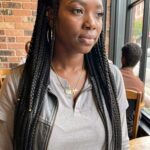 Mid Lenght Embroidered Lemonade Braid