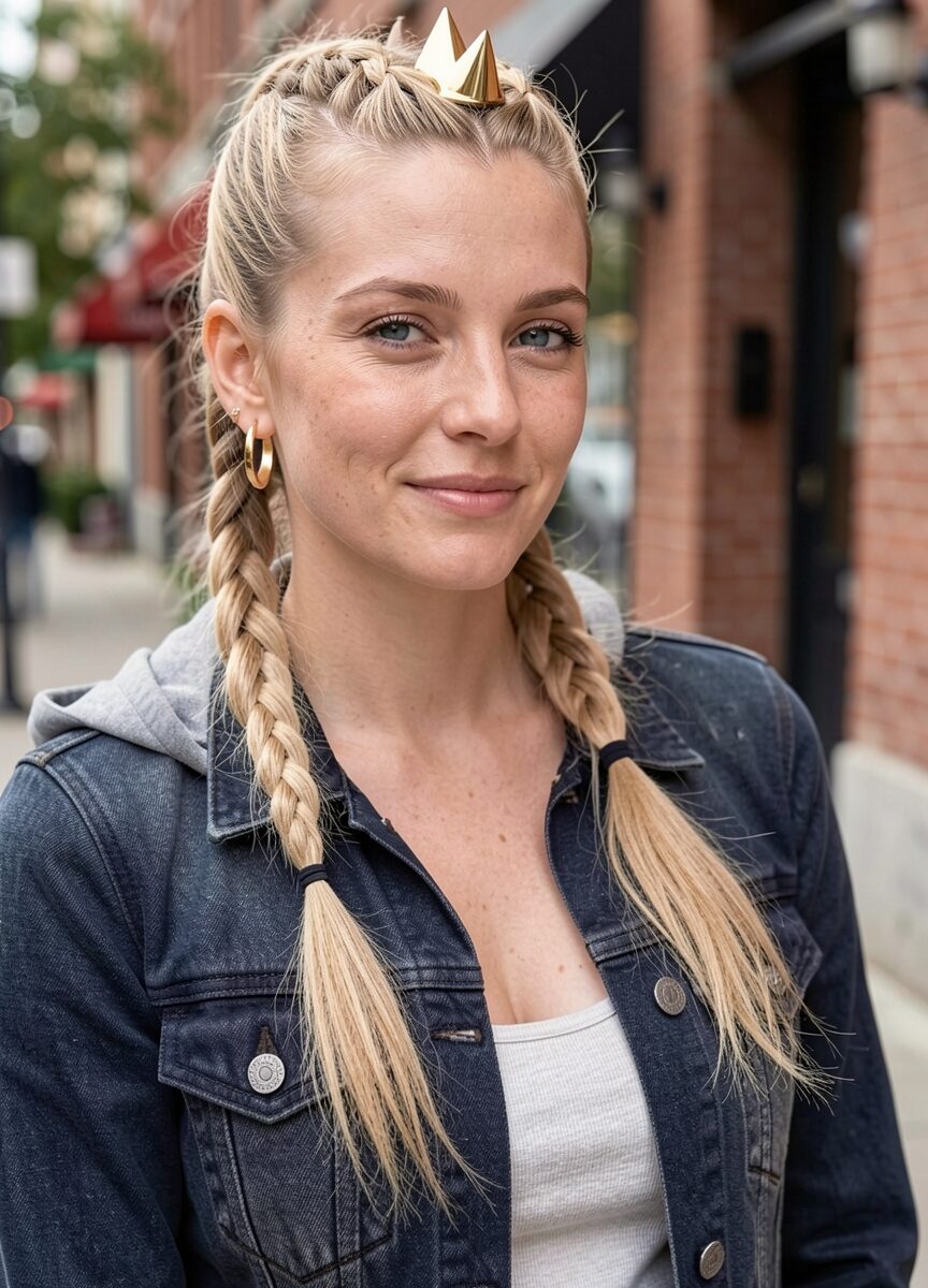 Punk Braided Hairstyle