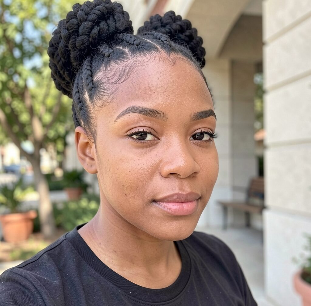 beads and braids cornrow