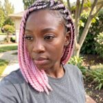 Pink Cornrow