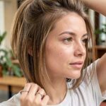 Straightlob Blonde Balayage