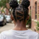 Triangle Part Pigtail Feed In Braid