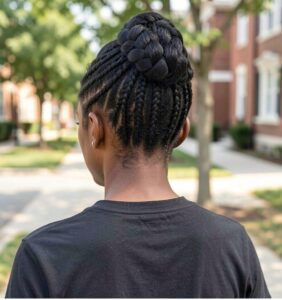 braided updo