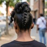 Cornrow Updo 2