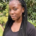 Long Feed In Braids With Braid Cuffs