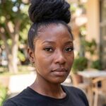 Top Knot On Short Pixie