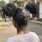 Zgzag Curly Buns