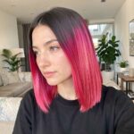 20 Straight Vibrant Balayage