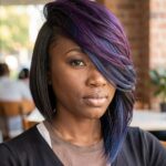 Blue Orchid Color Sew In Bob