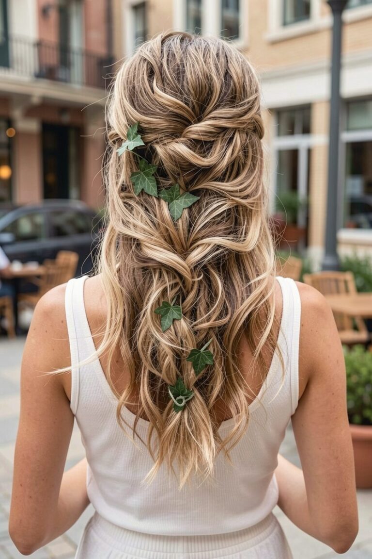 Loose Bohemian Wedding Braid