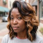 Color Block Sew In Bob