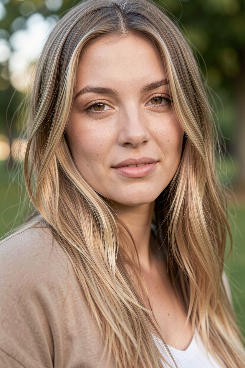 Golden Brown and Caramel Hair for Hazel Eyes