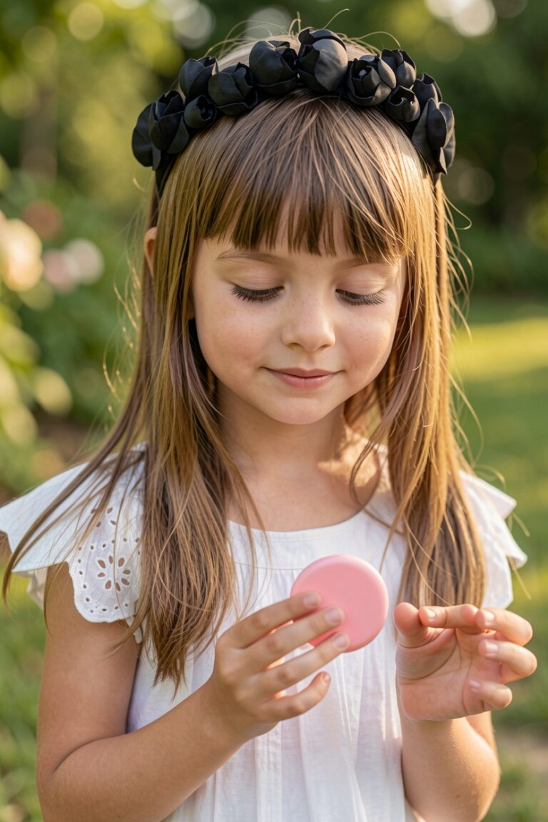 Little Girl Haircuts with Bangs