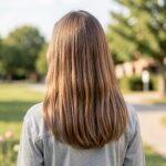 Nape Undercut Colourful Geometric Design