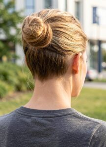 Nape Undercut - Elegant Bun and Long Undercut