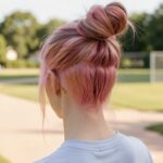 Nape Undercut Rose Gold Top Knot