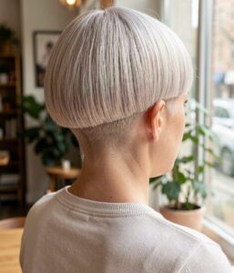 Nape Undercut - Sleek Contemporary Bob