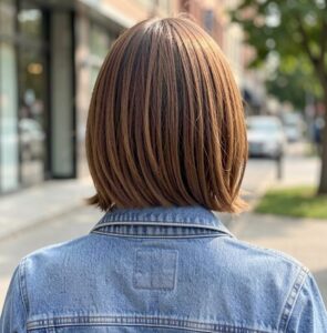 Nape Undercut - Stacked Bob with Undercut