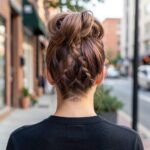 Nape Undercut Stripes And Braids