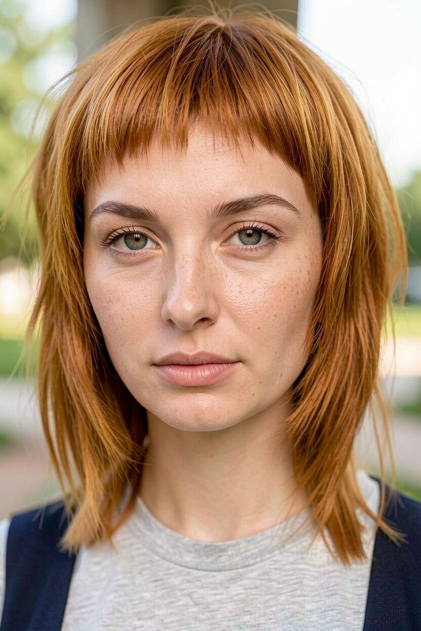 Cross Between a Shag and Pageboy Cut