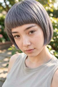 Pageboy Haircuts for Women - Modern Sharp and Silver