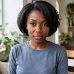 Pageboy Haircuts For Women Parted Bangs