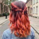 Red Orange Balayage