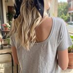 Scarf Hairstyle Half Up