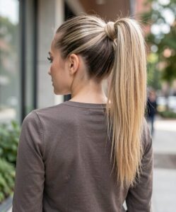 Summer 2019 Hairstyles - High Ponytail with Fed-In Braid