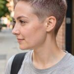 Summer 2019 Hairstyles Short Lilac Pixie Cut