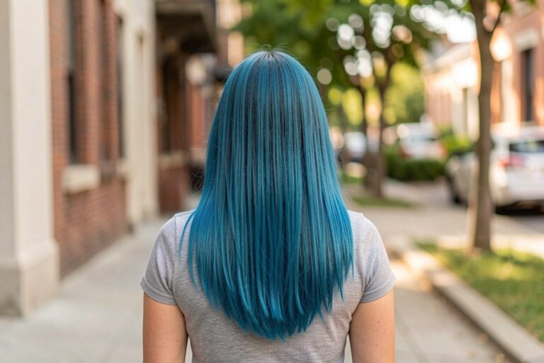Dark Blue Hair Trend
