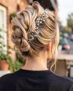 bridal faux hawk