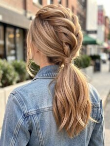 faux hawk braid