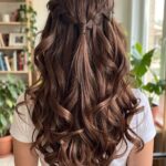 Half Up Waterfall Braid 2