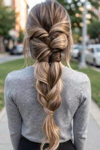 loose french braid