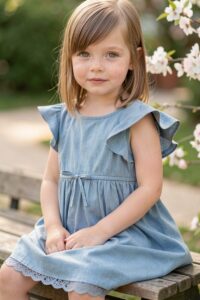 medium length with a side fringe