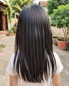 medium to long layered haircut