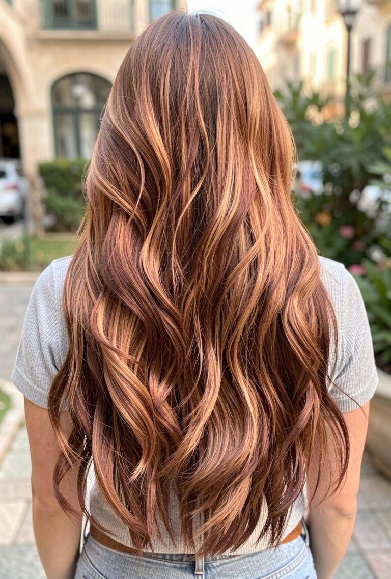 red balayage hair color ideas