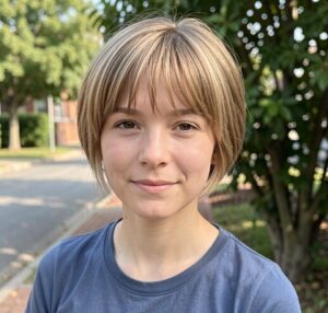 stacked bob for thin hair