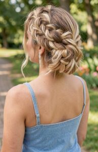 triple braid crown
