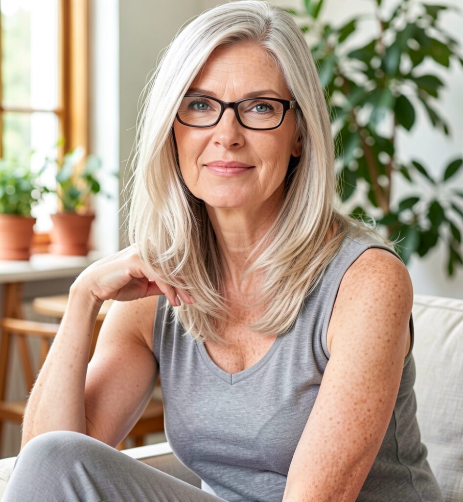 women over 50 with glasses