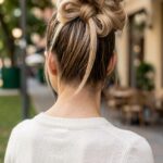 10 Messy Bun With Hair Bow
