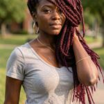 Deep Pink Marley Twists