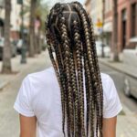 Extra Large Triangle Box Braids