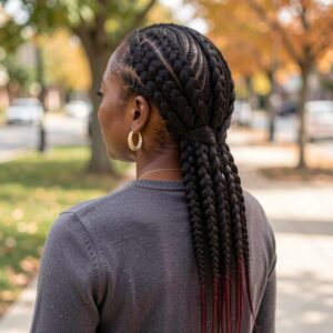 Flow-to-thick iverson braids