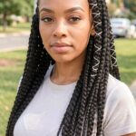 Jumbo Threaded Triangle Box Braid