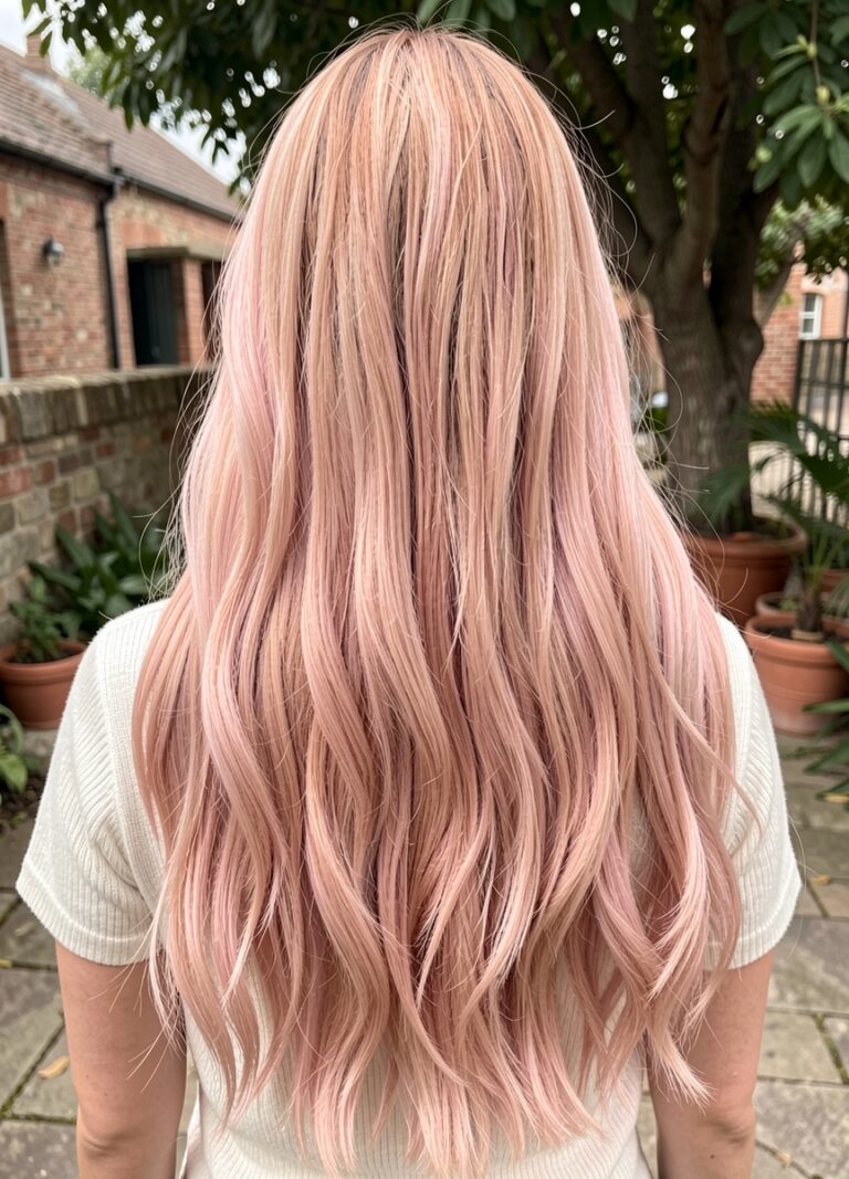 Rose Pink Hair Color